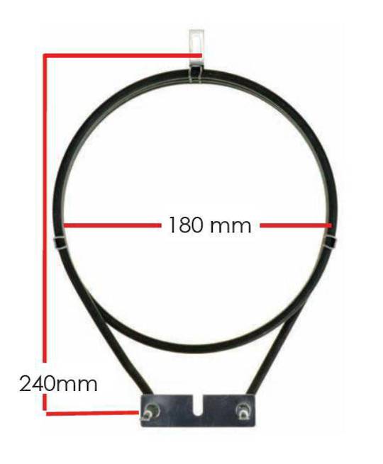 HAIER CLASSIQUE Homeking Baumatic Nouveau Omega  Eisno OVEN  FAN ELEMENT HEATER H0530026398
